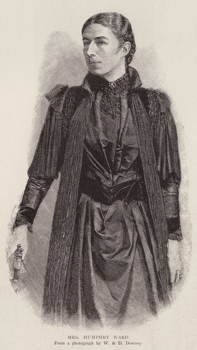 Mary Augusta Ward, englische Schriftstellerin von English Photographer