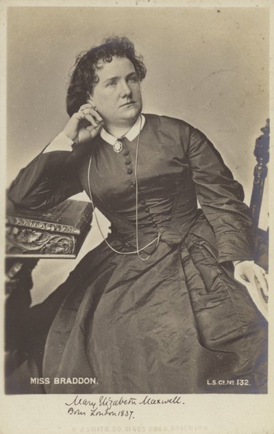 Mary Elizabeth Braddon von English Photographer