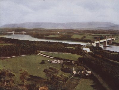 Menai-Straße von der Anglesey-Säule von English Photographer