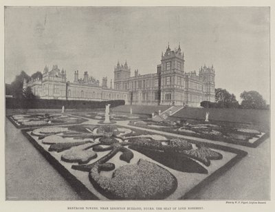 Mentmore Towers, nahe Leighton Buzzard, Buckinghamshire, der Sitz von Lord Rosebery von English Photographer