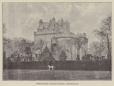 Merchiston Castle School, Edinburgh (Gravur) von English Photographer