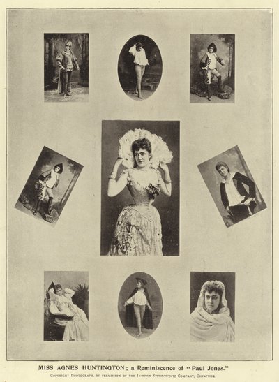 Miss Agnes Huntington: eine Erinnerung an Paul Jones von English Photographer