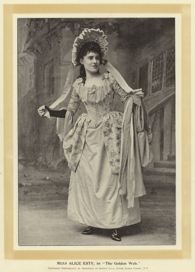 Miss Alice Esty in The Golden Web von English Photographer