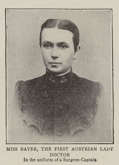 Fräulein Bayer, die erste österreichische Ärztin von English Photographer
