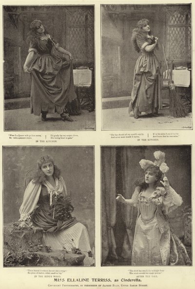 Miss Ellaline Terriss als Cinderella von English Photographer