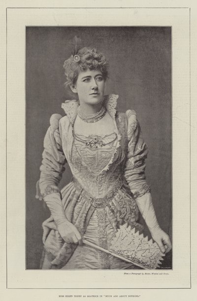 Miss Ellen Terry als Beatrice in Viel Lärm um nichts von English Photographer