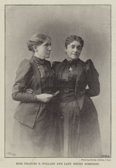 Miss Frances E. Willard und Lady Henry Somerset von English Photographer