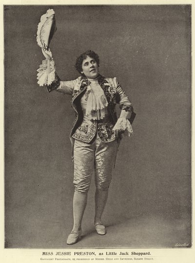 Miss Jessie Preston als Little Jack Sheppard von English Photographer