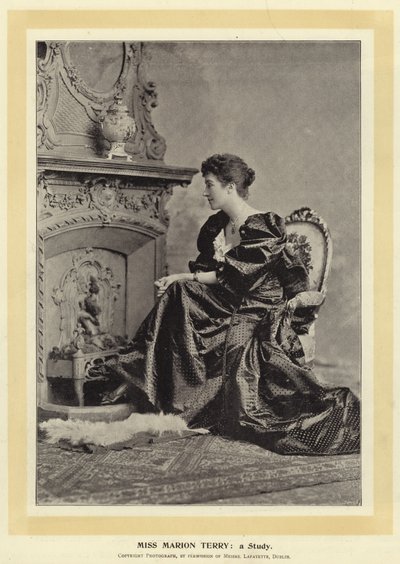 Miss Marion Terry: eine Studie von English Photographer