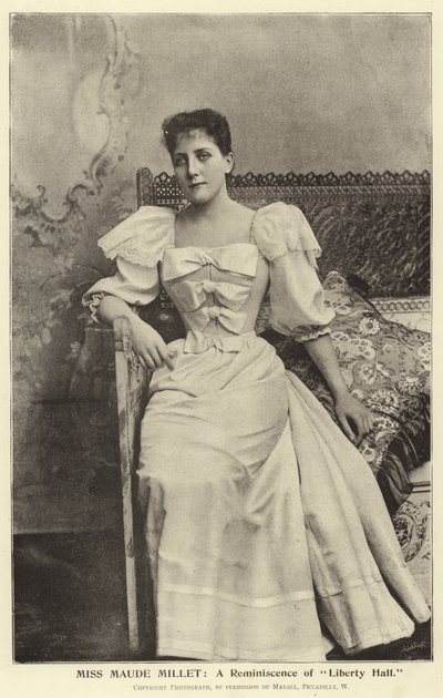 Miss Maude Millet: eine Erinnerung an Liberty Hall von English Photographer