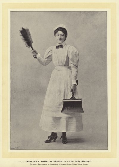 Miss May Yohe als Phyllis in Die Lady Sklavin von English Photographer
