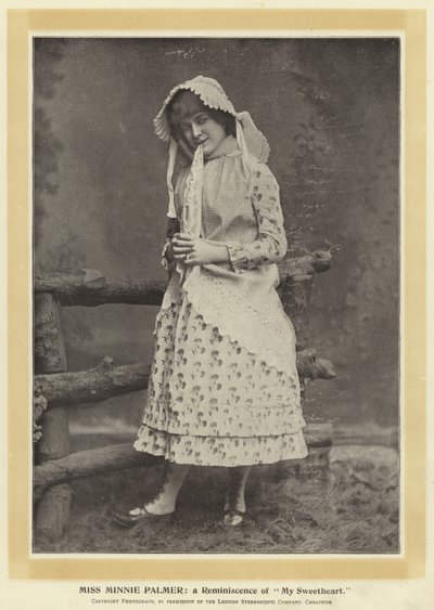 Miss Minnie Palmer: eine Erinnerung an meine Liebste von English Photographer