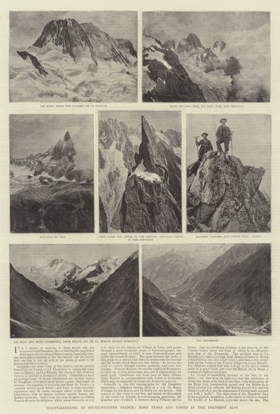 Bergsteigen im Südwesten Frankreichs, einige Gipfel und Pässe in den Dauphiné-Alpen von English Photographer