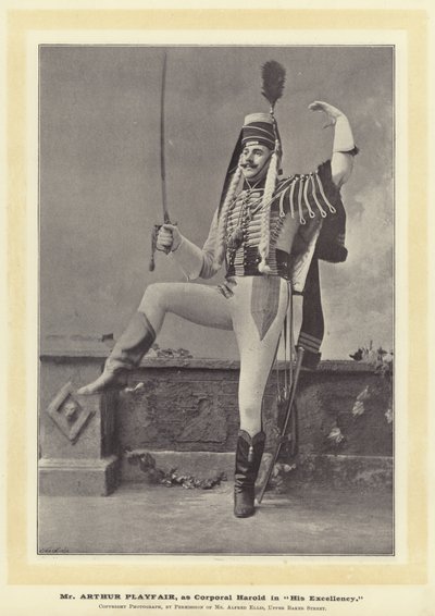 Mr Arthur Playfair als Corporal Harold in Seine Exzellenz von English Photographer