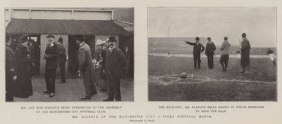 Mr Balfour beim Fußballspiel Manchester City gegen Stoke von English Photographer
