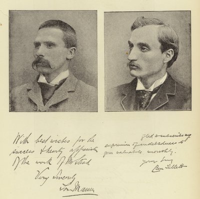 Herr Ben Tillett und Herr Tom Mann von English Photographer