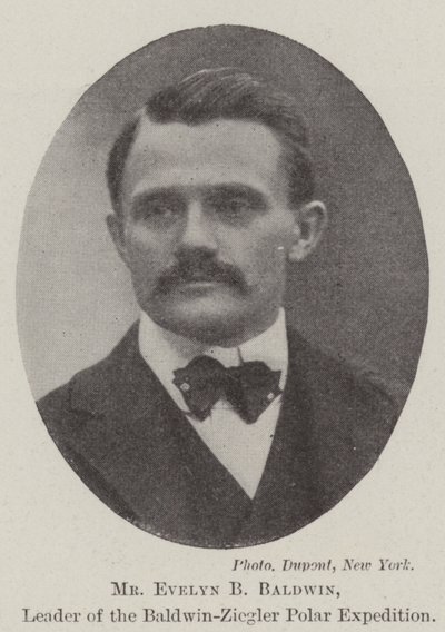 Herr Evelyn B Baldwin, Leiter der Baldwin-Ziegler-Polar-Expedition von English Photographer