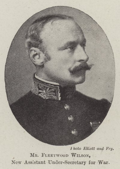 Mr. Fleetwood Wilson, neuer stellvertretender Unterstaatssekretär für Krieg von English Photographer