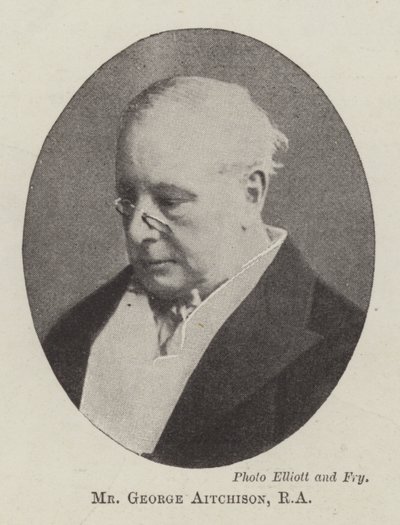 Mr George Aitchison, RA von English Photographer