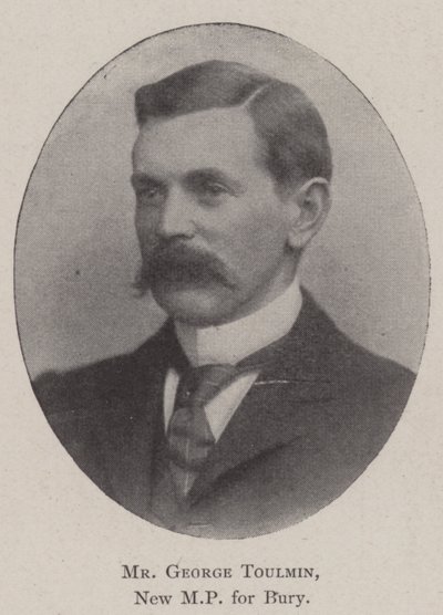 Mr. George Toulmin, neuer Abgeordneter für Bury von English Photographer