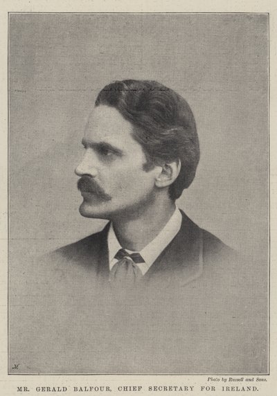 Mr. Gerald Balfour, Hauptsekretär für Irland von English Photographer