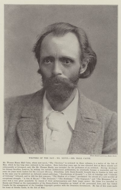 Mr. Hall Caine von English Photographer