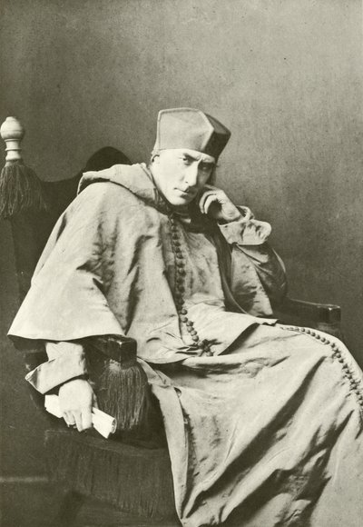 Mr Henry Irving als Kardinal Wolsey (Gravur) von English Photographer