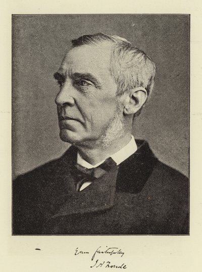 Herr J A Froude von English Photographer