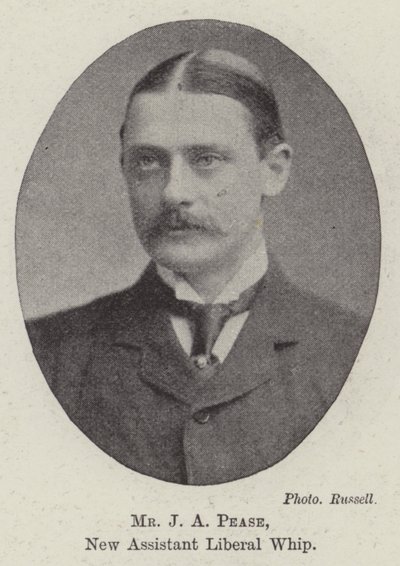Herr J A Pease, neuer stellvertretender liberaler Peitsche von English Photographer