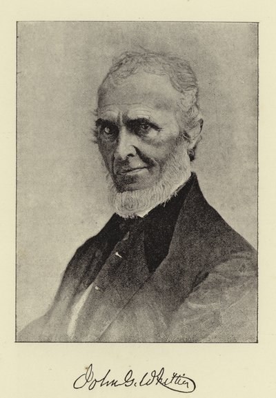 Herr John G Whittier, der Quäker-Dichter Amerikas von English Photographer