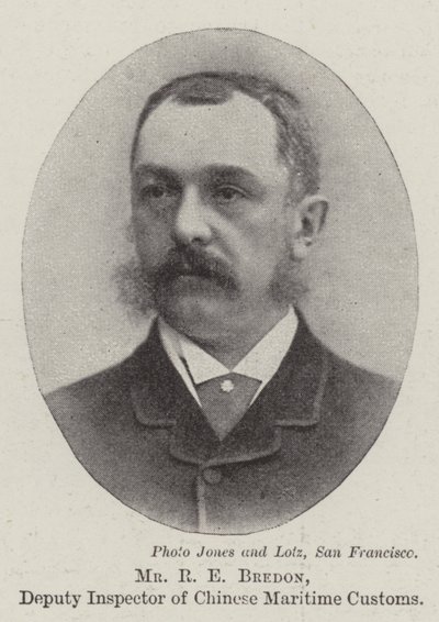 Mr R E Bredon, stellvertretender Inspektor der chinesischen Zollbehörden von English Photographer