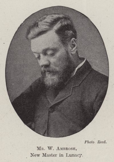 Herr W Ambrose, neuer Meister in der Irrenanstalt von English Photographer