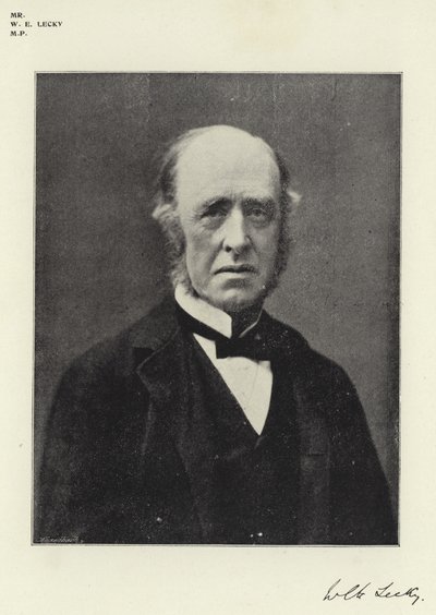 Herr W E Lecky, MP von English Photographer