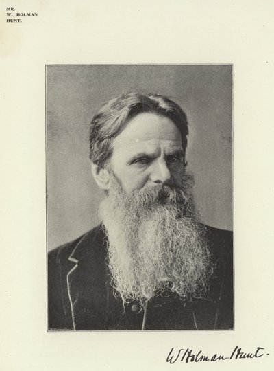 W Holman Hunt von English Photographer