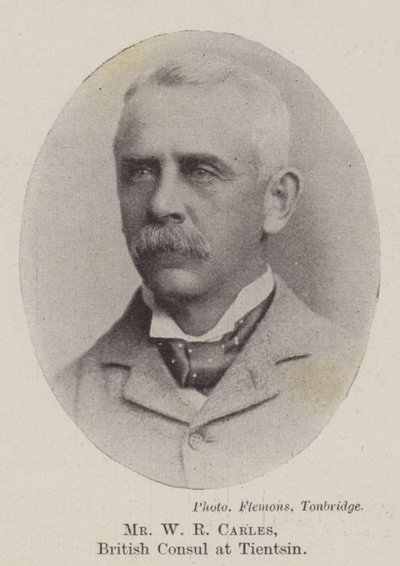 Mr. W. R. Carles, britischer Konsul in Tientsin von English Photographer