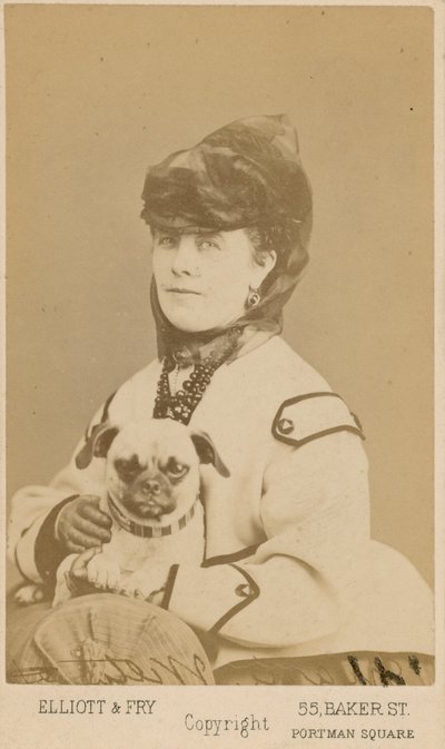 Mrs. Bancroft von English Photographer