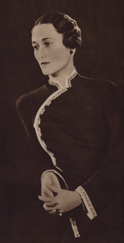 Mrs. Simpson, zukünftige Herzogin von Windsor von English Photographer