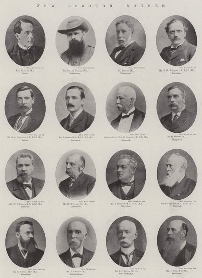 Neue Bürgermeister der Stadtbezirke von English Photographer