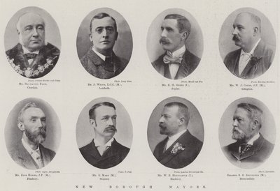 Neue Bürgermeister der Stadtbezirke von English Photographer