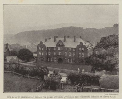 Neues Wohnheim in Bangor für Studentinnen des University College of North Wales von English Photographer