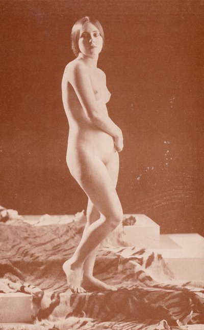 Nudistische Kunst: Tigerfrau von English Photographer