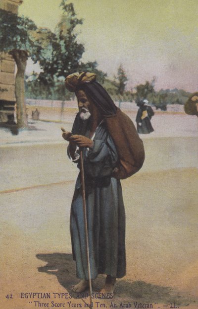 Alter arabischer Mann, Ägypten von English Photographer