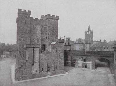 Altes Schloss, Schwarzes Tor und Kathedrale, Newcastle von English Photographer