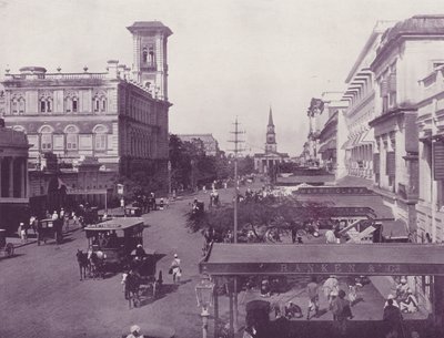 Old Court House Street, Kalkutta von English Photographer