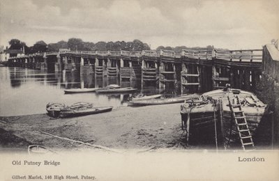 Alte Putney-Brücke, London von English Photographer
