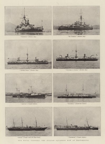 Unsere Marinebesucher, das italienische Geschwader jetzt in Portsmouth von English Photographer