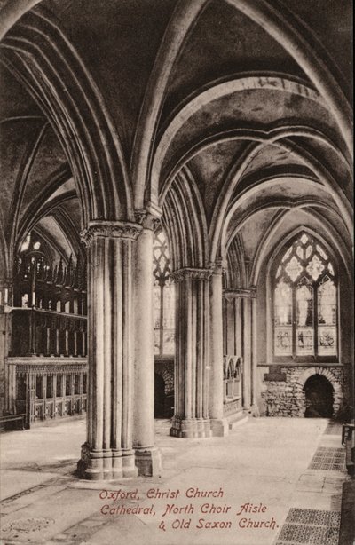 Oxford, Christ Church Kathedrale, Nordchor Seitenschiff, Alte Sachsenkirche von English Photographer