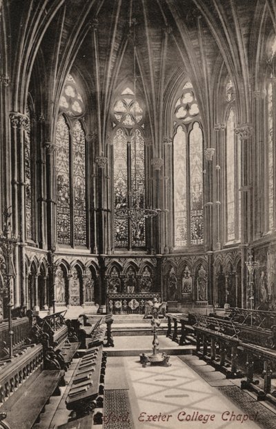 Oxford, Exeter College Chapel von English Photographer