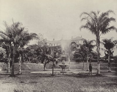 Palmen und Brunnen, Botanische Gärten, Brisbane von English Photographer