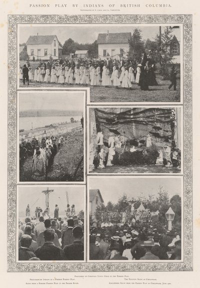 Passionsspiel der Indianer von British Columbia von English Photographer
